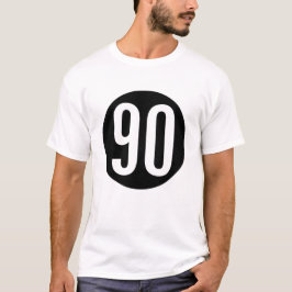 90 in een cirkelT-shirt T-shirt