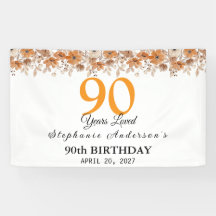 90 Jaar Geliefd Perzik Bloem 90ste