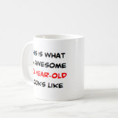 90 jaar oud, geweldige koffiemok (Voorkant links)