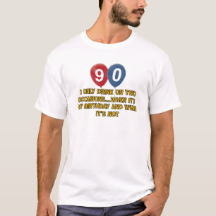 90 jaar oude design t-shirt