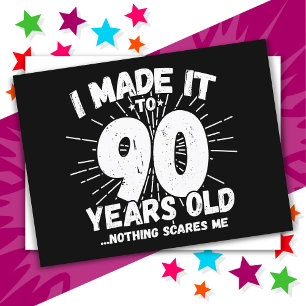 90 Jaar Oude Sarcastische Meme Leuk 90ste Verjaard Briefkaart