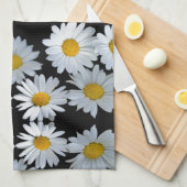 90 jaar zwarte maaltijd theedoek (Quarter Fold)