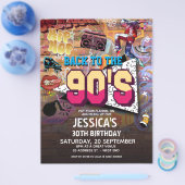 90-jarige feestdag flyer (Enkel)