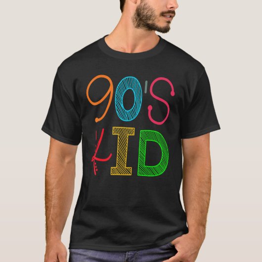 90 Kind Retropartij T-shirt (Voorkant)