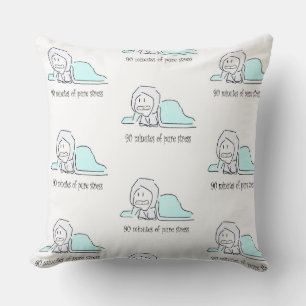 90 minutes de pur stress – Coussin minimaliste