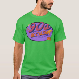 90 Nostalgie Vintage Vibes 90er jaren terugblik fa T-shirt