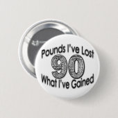 90 pond verloren Button (Voorkant /achterkant)