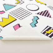 90 Pop Memphis Design Elements Sherpa Deken (3/4)