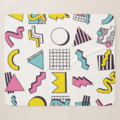 90 Pop Memphis Design Elements Sherpa Deken (Voorkant (horizontaal))