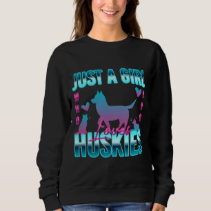 90 Retro Sunset Neon gewoon een meisje dat houdt v Trui