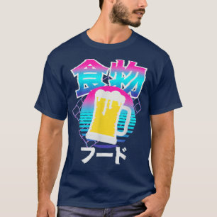 90 s Retro Vaporwave Pastel Japan Gaming Kanji Bee T-shirt