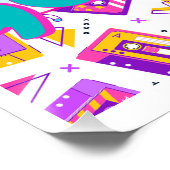 90’s Themed Happy Birthday Party Backdrop Poster  (Coin)