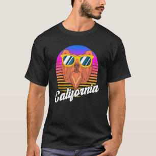 90 s Vaporwave zonnebril Californische Beer Califo T-shirt