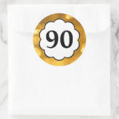 90 - Sticker en chiffres d'or (Sac)