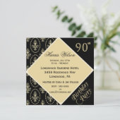 90e-99e anniversaire Invitations (Debout devant)