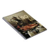 90e anniversaire Célébration livre d'hôtes personn (Côté Droit)