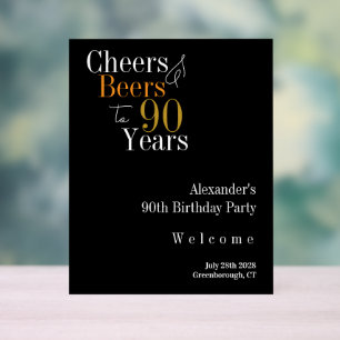 90e anniversaire Cheers and Beers Black Gold Welco