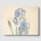 90e anniversaire de fête Irises Livre d'invité per (Verso)