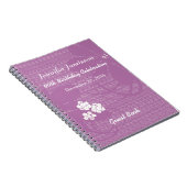 90e anniversaire de la fête Livre d'invité Floral (Côté Droit)