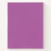 90e Anniversaire de la fête Livre d'invités Purple (Dos)