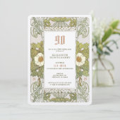 90e anniversaire Invitation Art nouveau par Mucha (Debout devant)