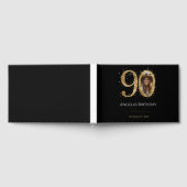 90e anniversaire livre d'or Foil Guestbook (Complet)