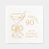 90e Anniversaire Martini Cheers Ninety Personnalis (Recto)