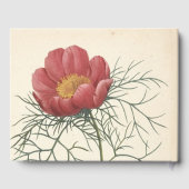 90e Anniversaire Peony Livre d'invité personnalisé (Verso)