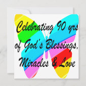 90E BIRTHDAY BLESSING KAART (Voorkant)