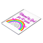 90E BIRTHDAY BLESSING NOTITIEBOEK (Linkerzijde)