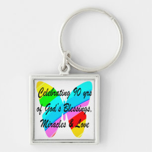 90E BIRTHDAY BLESSING SLEUTELHANGER