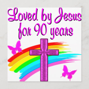 90E BIRTHDAY BLESSINGS KAART