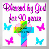 90E BIRTHDAY PRAYER POSTER (Voorkant)