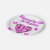 90E BIRTHDAY-STROOM PAPIEREN BORDJE (Gekanteld)