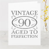 90e  geboortedag kaart (Gele Bloem)