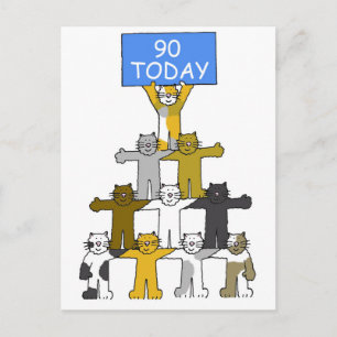 90e Humor Cartoon Katten Briefkaart