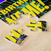 90e verjaardag: Fun, kleurrijk gevuurwerk Legpuzzel (Zijkant)