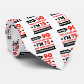 90e verjaardag geschenken stropdas (Opgerold)
