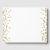 90e verjaardag Glitter Confetti Gastenboek (Achterkant)