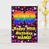 90e verjaardag: Het liefhebbende Kunstpatroon, Reg Kaart (Gele Bloem)