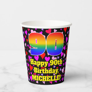 90e verjaardag: Het liefhebbende Kunstpatroon, Reg Papieren Bekers