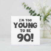 90e verjaardag Humor Kaart (Staand voorkant)