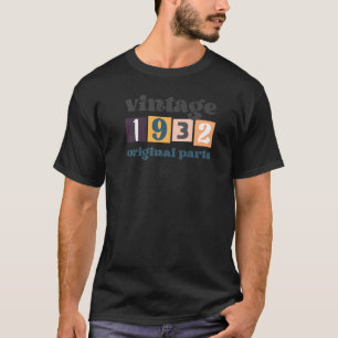 90e verjaardag Koel Grafische T - shirts 1932  oor