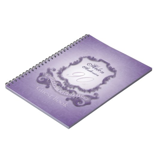 90e verjaardag Lijst gastboek Notitieboek (Linkerzijde)