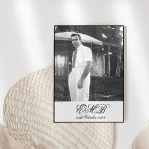 90e verjaardag Mannelijke stijlvolle foto Maandag Kaart