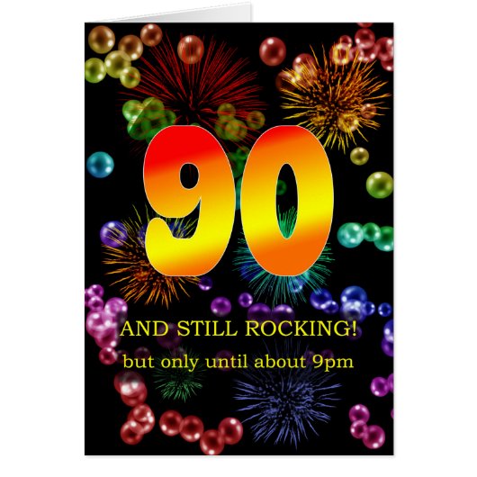 90e verjaardag nog steeds aan het roken (Voorkant)