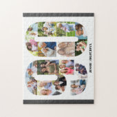 90e verjaardag nummer 90 aangepaste foto legpuzzel (Verticaal)