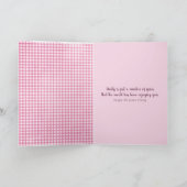 90e verjaardag roos boeket kaart (Binnen)