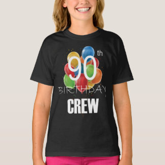 90e verjaardag van de bemanning van 90-partijen - t-shirt