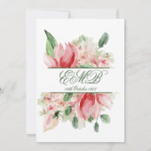 90e verjaardag van de Elegant Floral Rozen van de  Kaart (Achterkant)